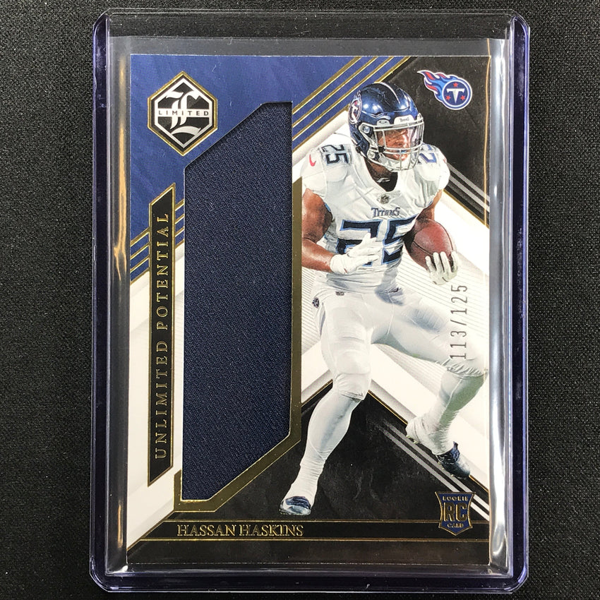 2022 Limited Hassan Haskins Unlimited Potential Rookie Jersey 113/125