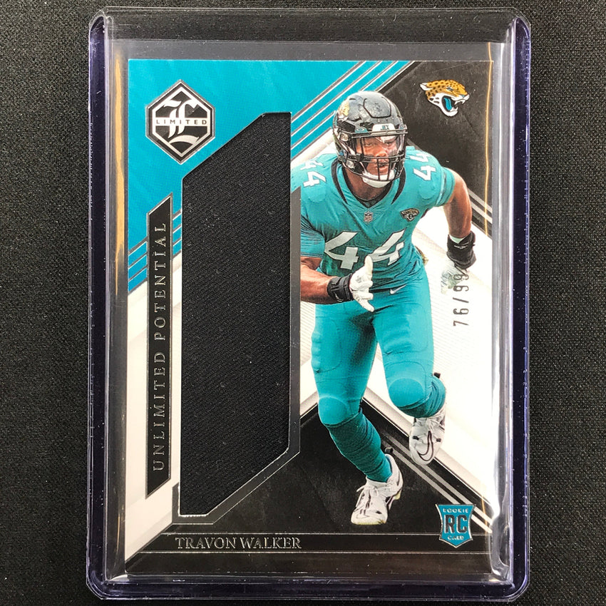 2022 Limited Travon Walker Unlimited Potential Rookie Jersey Silver 76/99