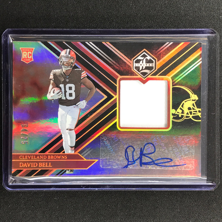2022 Limited David Bell Rookie Patch Auto Gold 64/75
