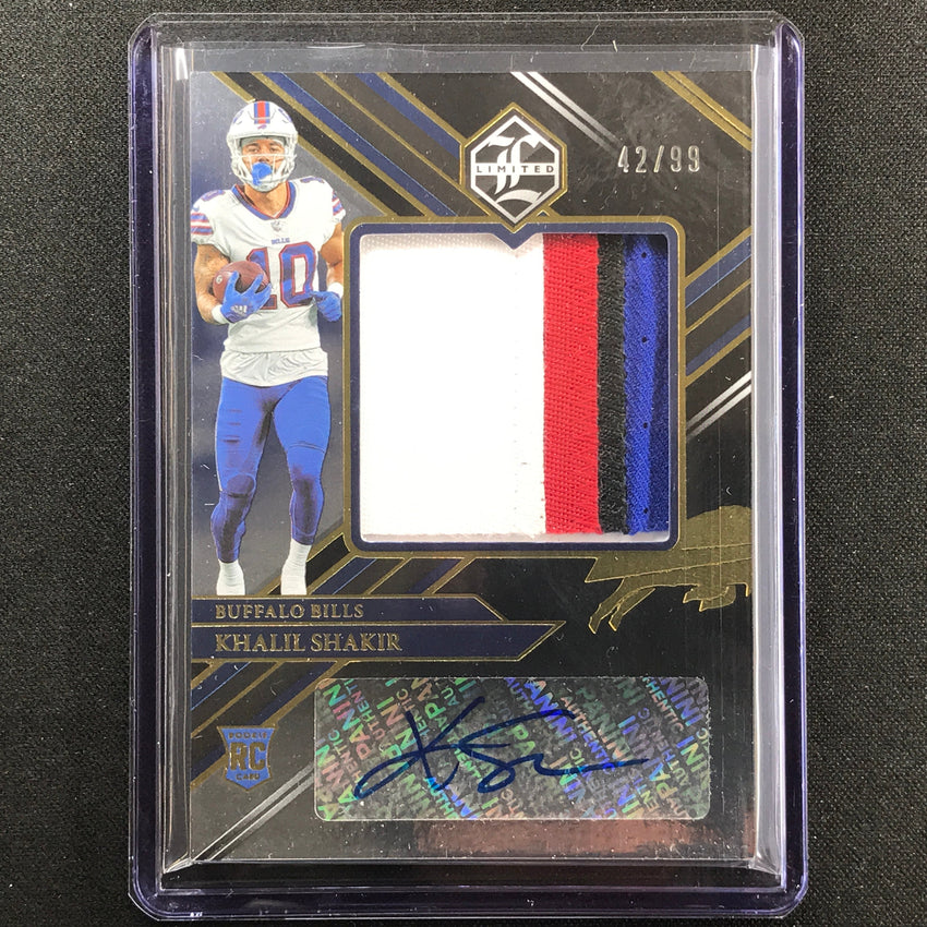 2022 Limited Khalil Shakir Rookie Patch Auto Jumbo 42/99