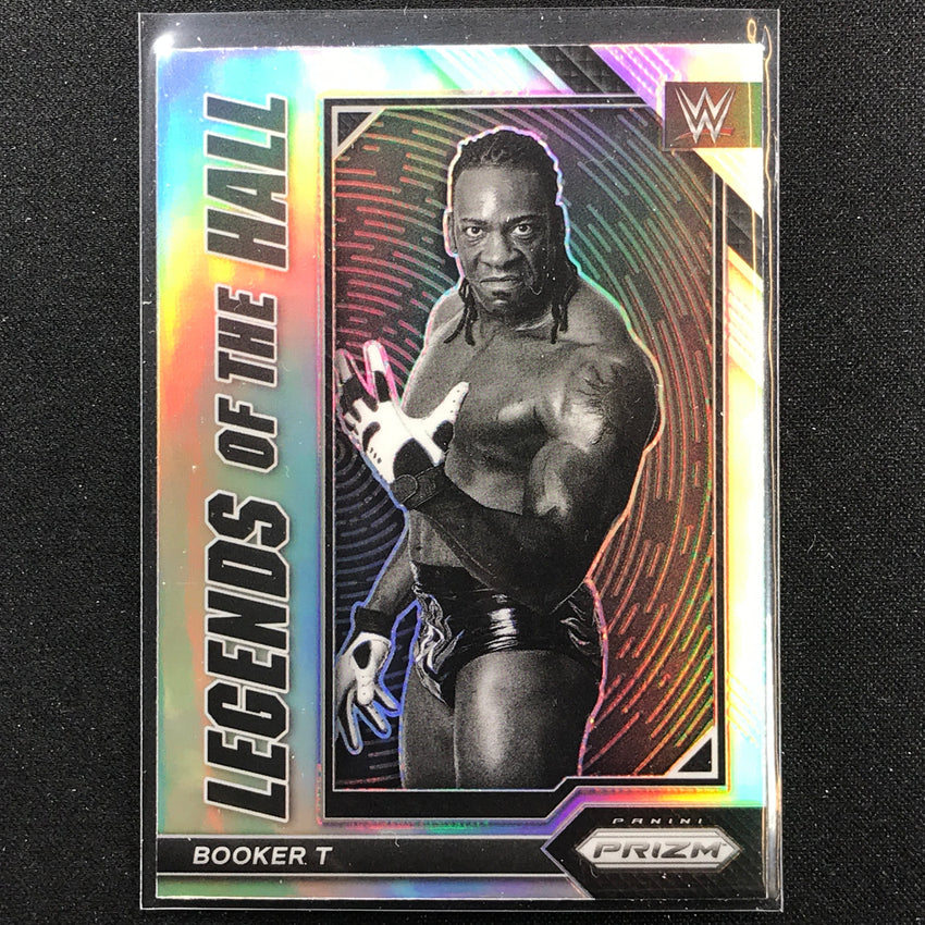 2023 Prizm Wwe Booker T Legends Of The Hall Silver Prizm No 7