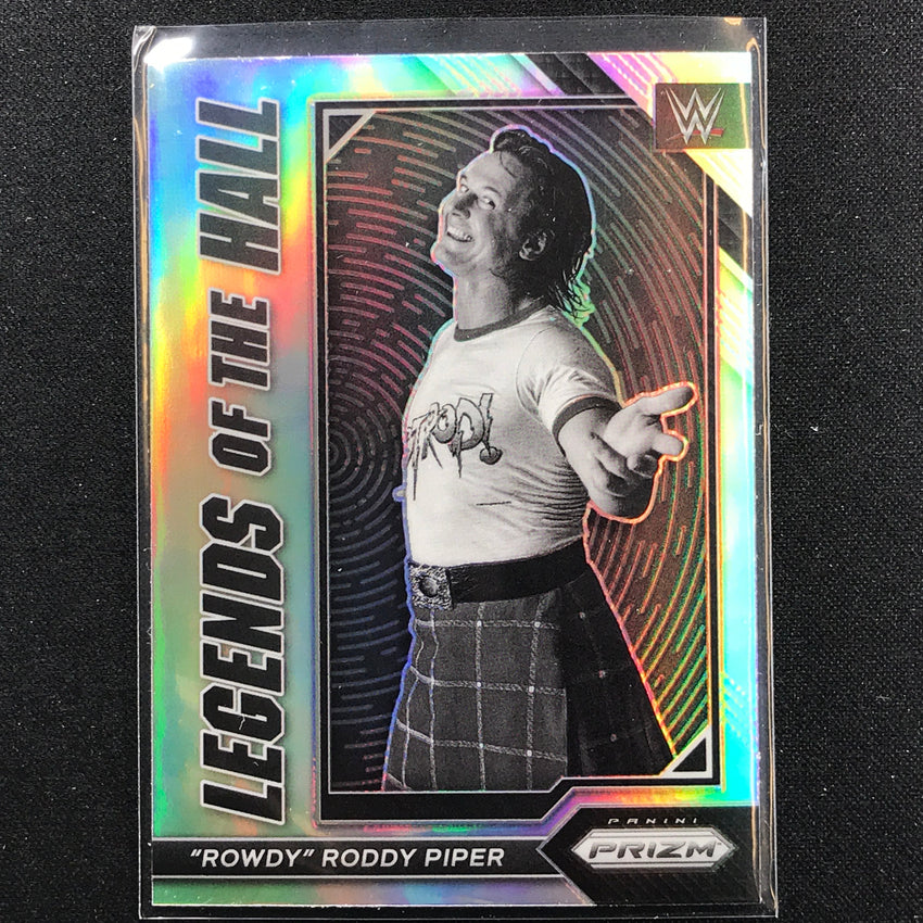 2023 Prizm Wwe Rowdy Roddy Piper Legends Of The Hall Silver Prizm No 8
