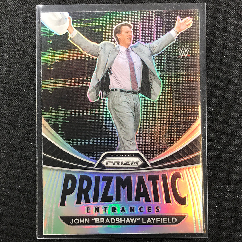 2023 Prizm Wwe John Bradshaw Layfield Prizmatic Entrances Silver Prizm No 13
