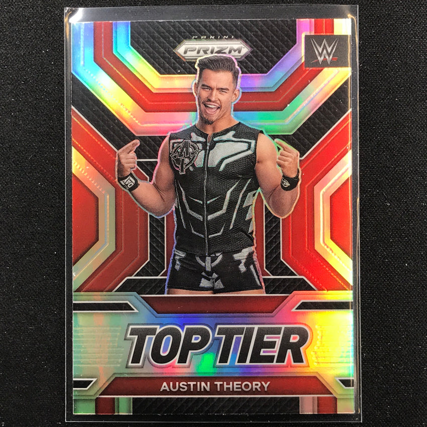 2023 Prizm Wwe Austin Theory Top Tier Silver Prizm No 4