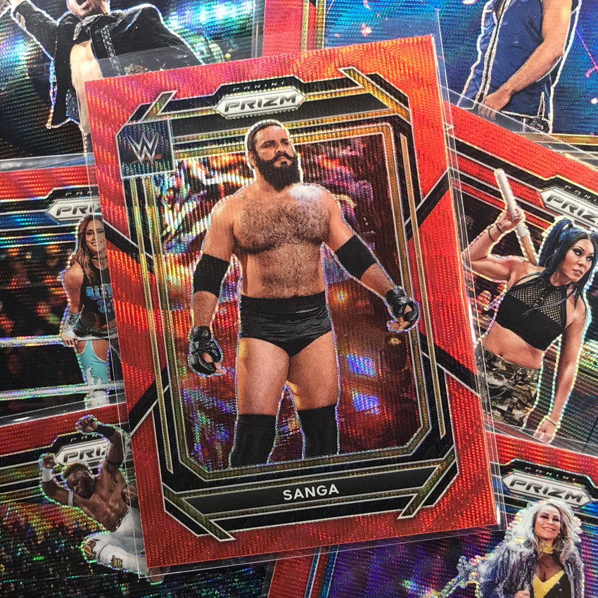 2023 Prizm WWE ELIAS Vertical Ruby Wave #135