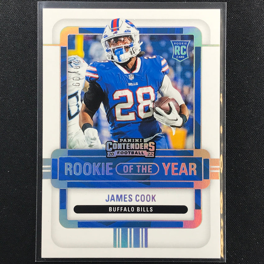 2022 Contenders James Cook Rookie Of The Year Roy Contenders Silver 28/99