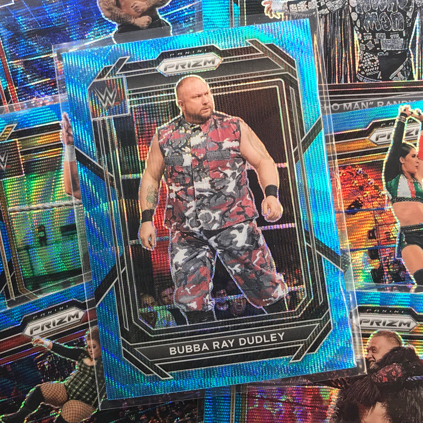 2023 Prizm WWE KIT WILSON Vertical Blue Wave #148