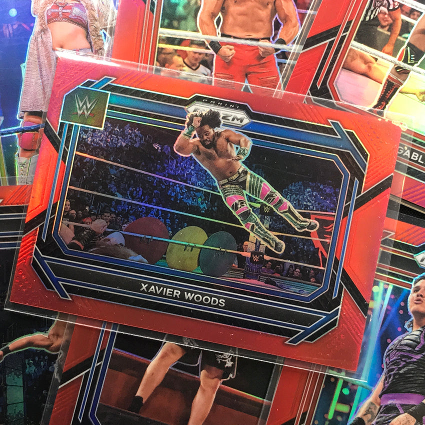 2023 Prizm WWE SANTOS ESCOBAR Horizontal Red /299 #59