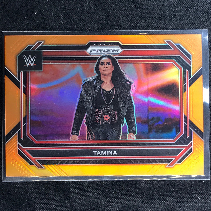 2023 Prizm Wwe Tamina Horizontal Orange 30/99