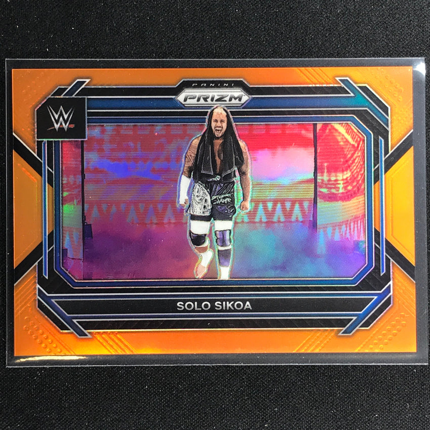 2023 Prizm Wwe Solo Sikoa Horizontal Orange 93/99