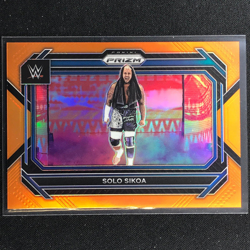 2023 Prizm Wwe Solo Sikoa Horizontal Orange 96/99