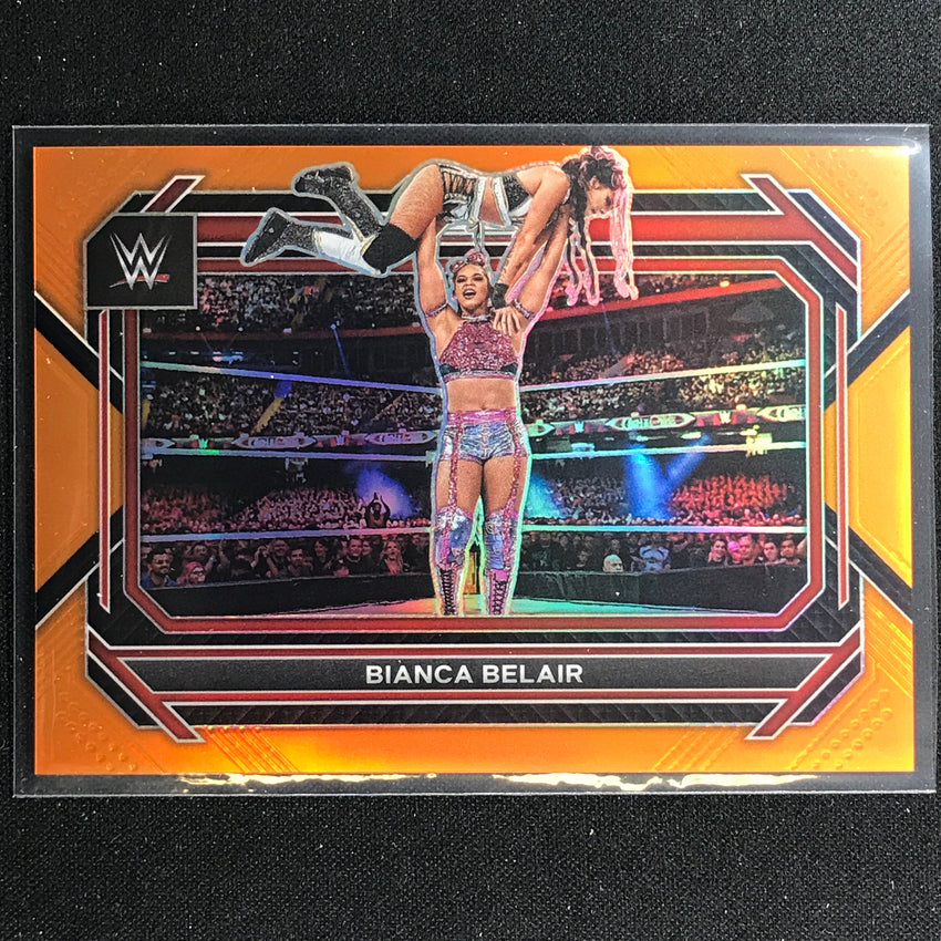 2023 Prizm Wwe Bianca Belair Horizontal Orange 33/99