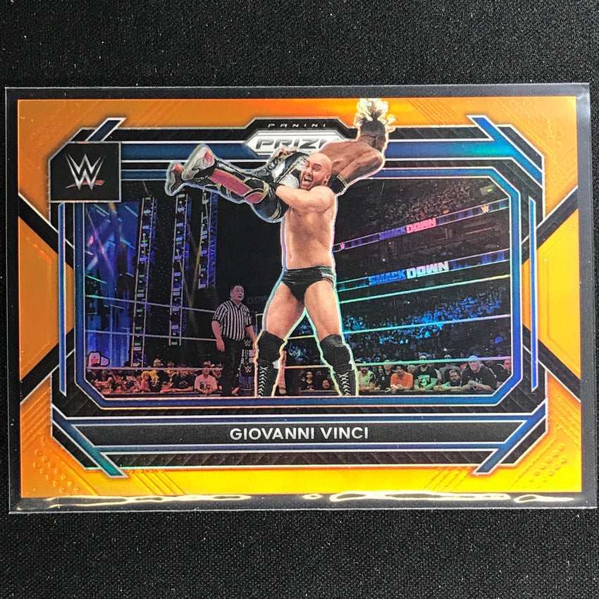 2023 Prizm Wwe Giovanni Vinci Horizontal Orange 27/99