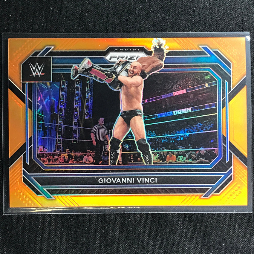 2023 Prizm Wwe Giovanni Vinci Horizontal Orange 39/99