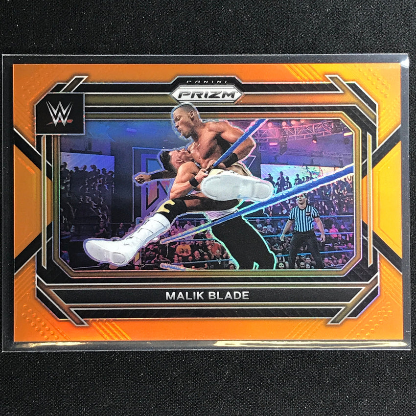 2023 Prizm Wwe Malik Blade Horizontal Orange 18/99