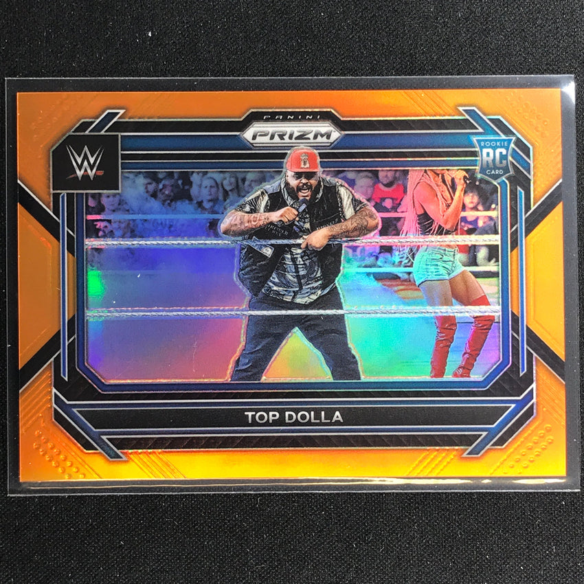 2023 Prizm Wwe Top Dolla Horizontal Rookie Orange 93/99