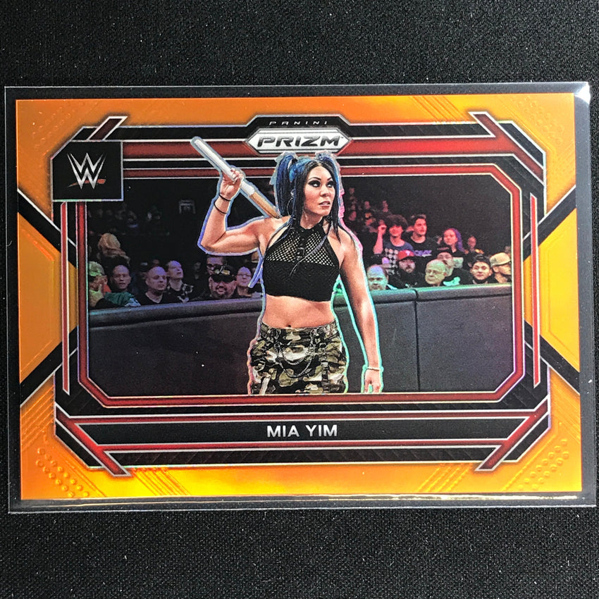 2023 Prizm Wwe Mia Yim Horizontal Orange 23/99