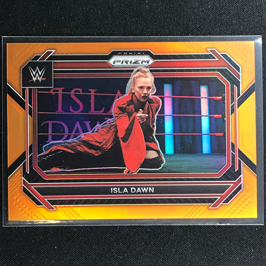 2023 Prizm Wwe Isla Dawn Horizontal Orange 89/99