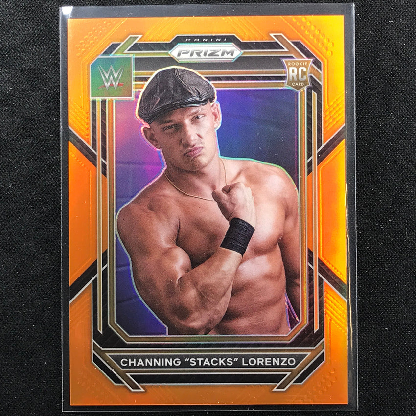 2023 Prizm Wwe Channing Stacks Lorenzo Vertical Rookie Orange 9/99