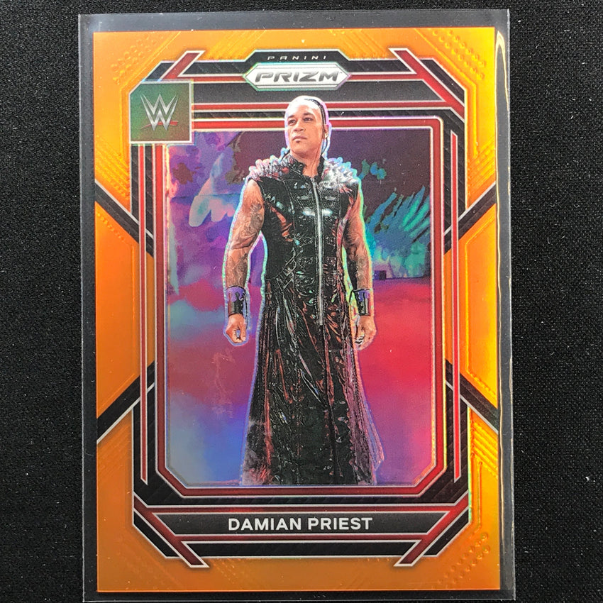 2023 Prizm Wwe Damian Priest Vertical Orange 55/99