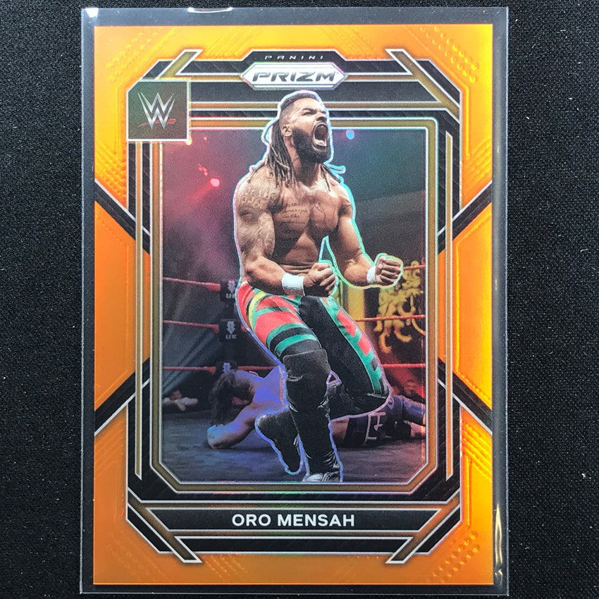 2023 Prizm Wwe Oro Mensah Vertical Orange 7/99
