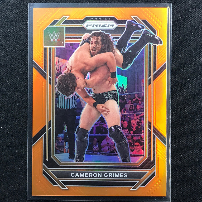 2023 Prizm Wwe Cameron Grimes Vertical Orange 45/99