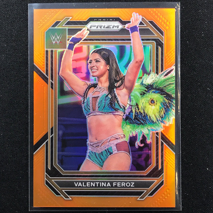 2023 Prizm Wwe Valentina Feroz Vertical Orange 80/99