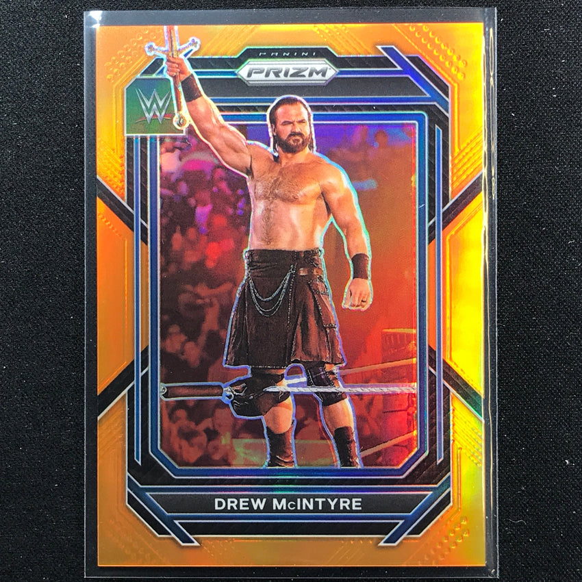 2023 Prizm Wwe Drew Mcintyre Vertical Orange 86/99