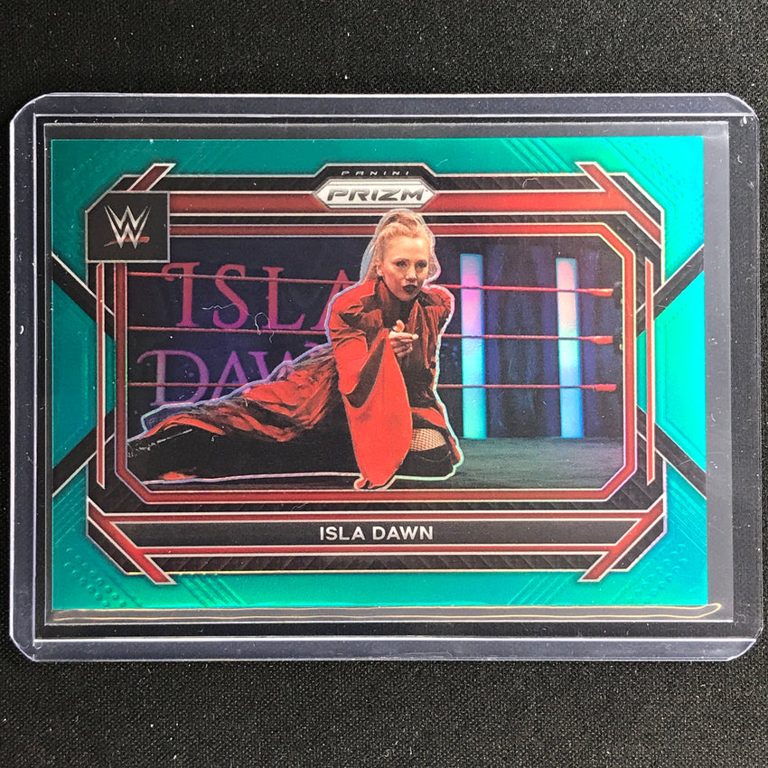 2023 Prizm Wwe Isla Dawn Horizontal Teal 6/49