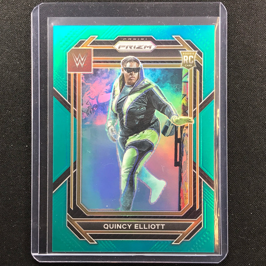 2023 Prizm Wwe Quincy Elliott Vertical Rookie Teal 36/49