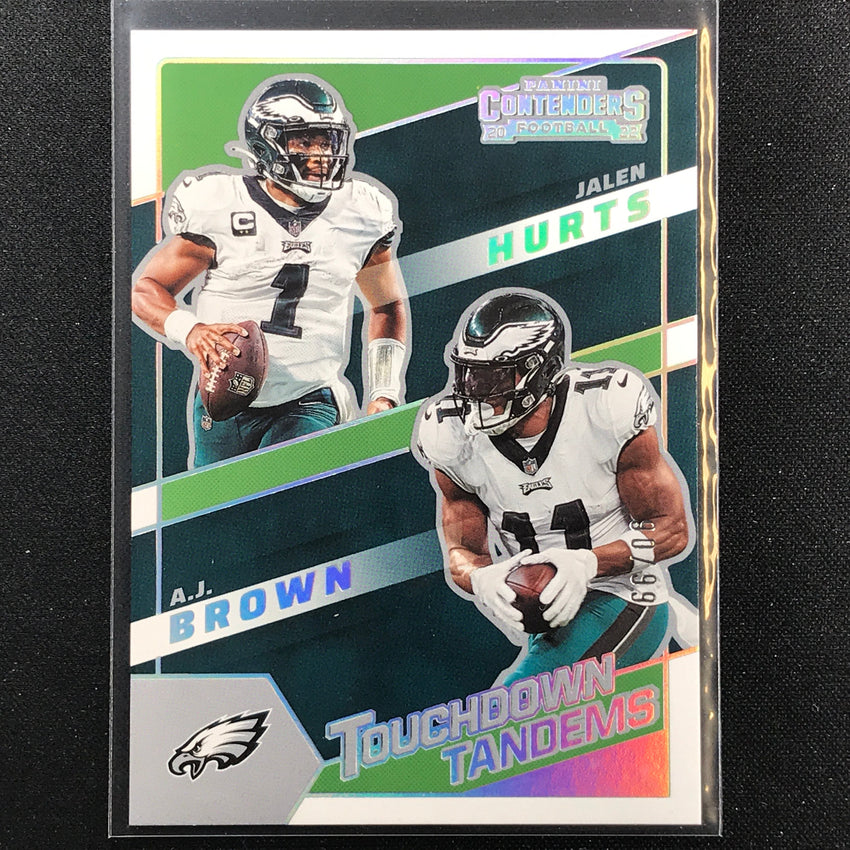 2022 Contenders A.j. Brown Jalen Hurts Touchdown Tandems Silver 90/99