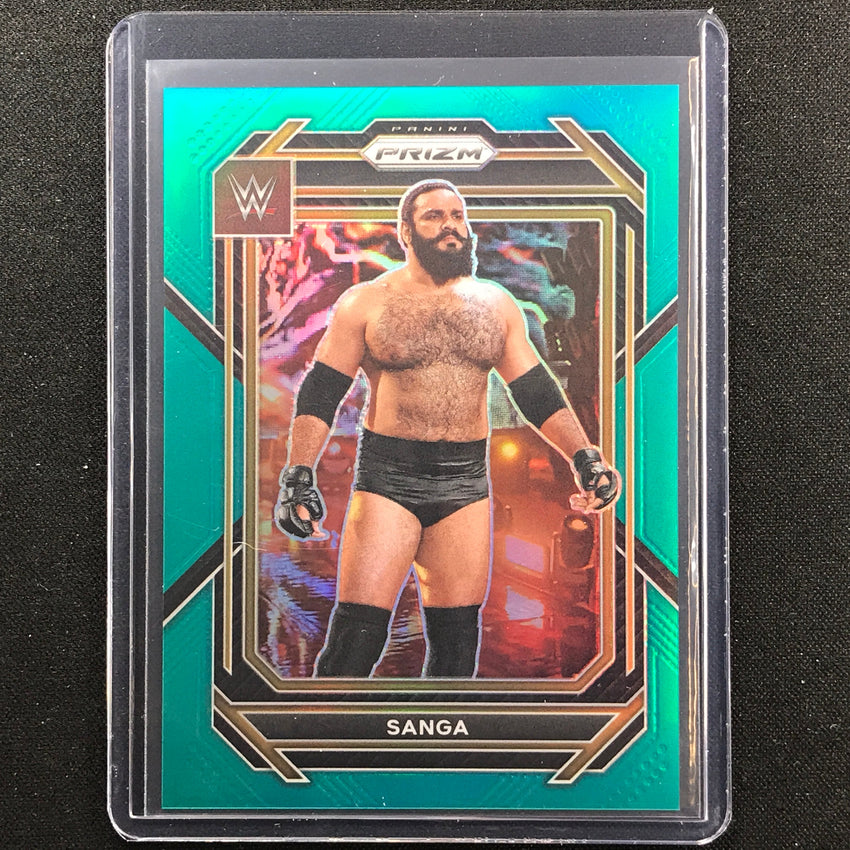 2023 Prizm Wwe Sanga Vertical Teal 17/49