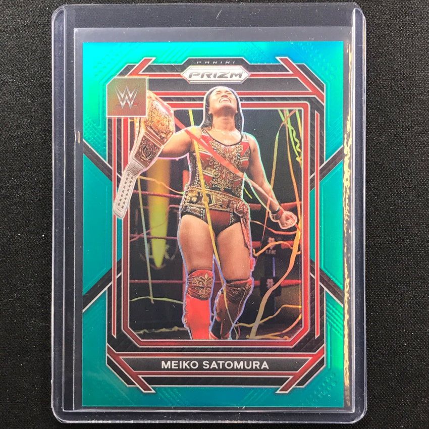 2023 Prizm Wwe Meiko Satomura Vertical Teal 7/49