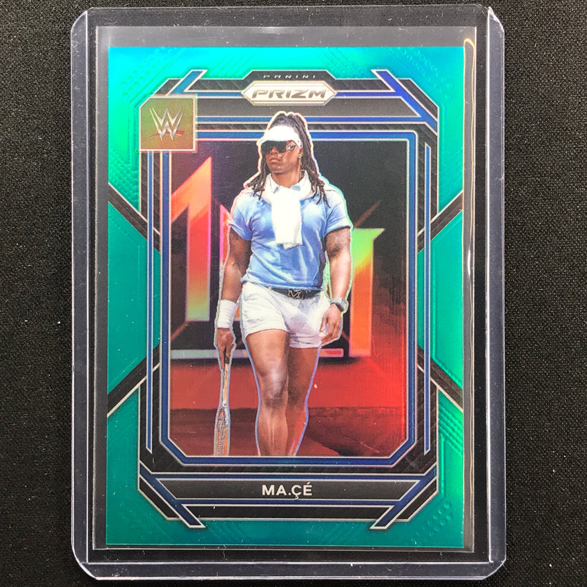 2023 Prizm Wwe Ma.ce Vertical Teal 43/49