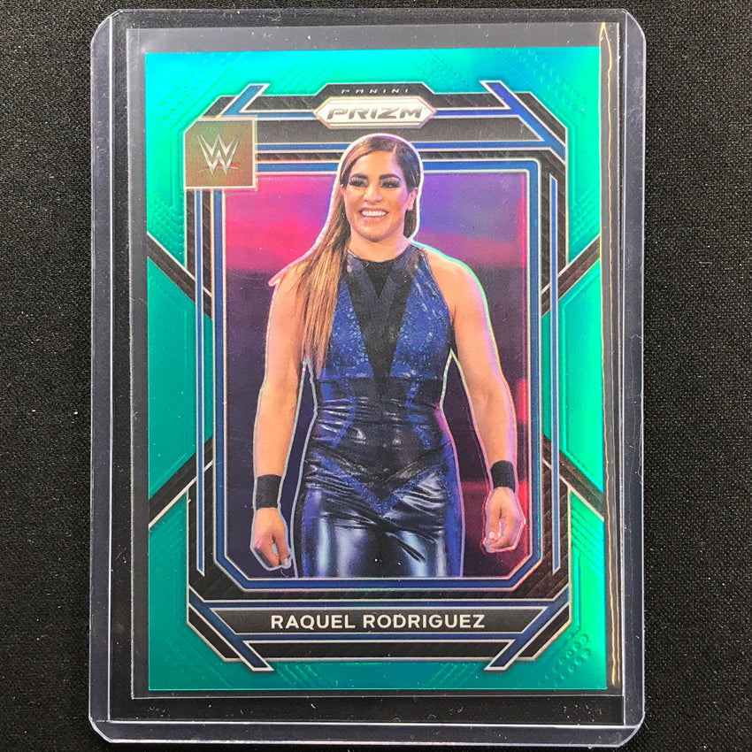 2023 Prizm Wwe Raquel Rodriguez Vertical Teal 32/49