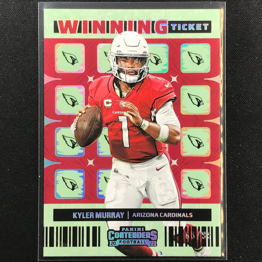 2022 Contenders Kyler Murray Winning Ticket Silver 68/99