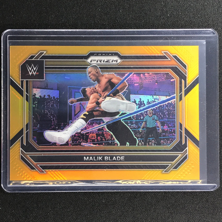 2023 Prizm Wwe Malik Blade Horizontal Gold Prizm 3/10