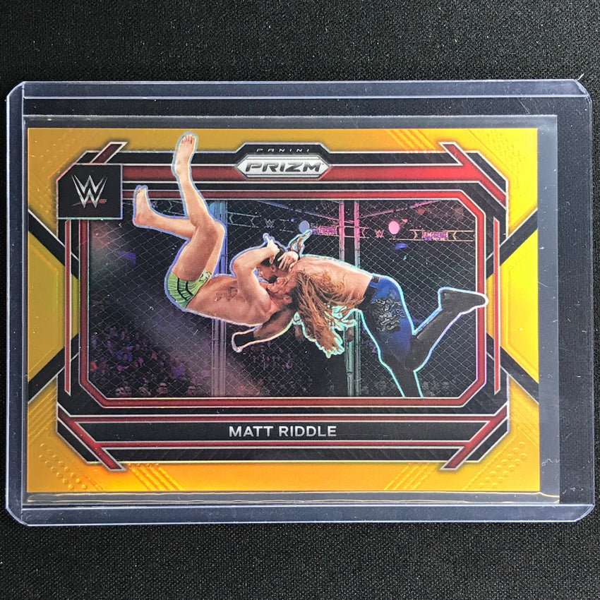 2023 Prizm Wwe Matt Riddle Horizontal Gold Prizm 6/10