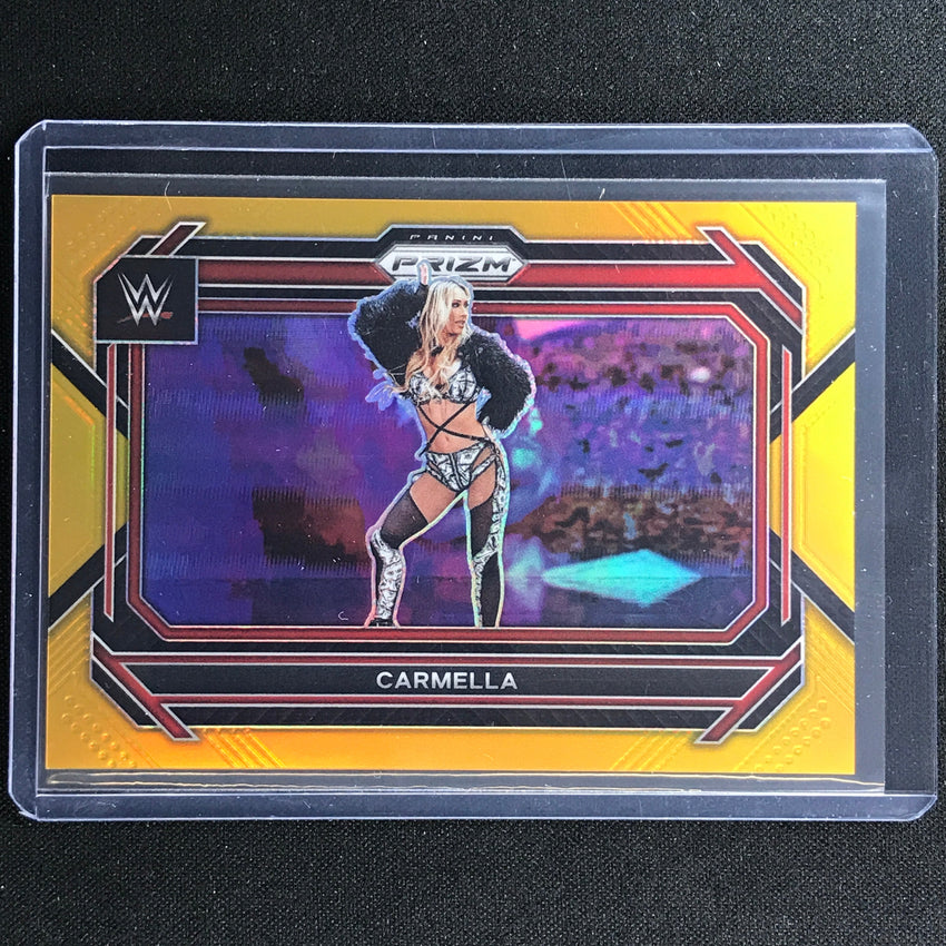 2023 Prizm Wwe Carmella Horizontal Gold Prizm 4/10