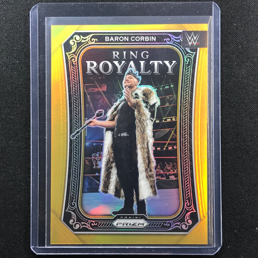 2023 Prizm Wwe Baron Corbin Ring Royalty Gold Prizm 10/10