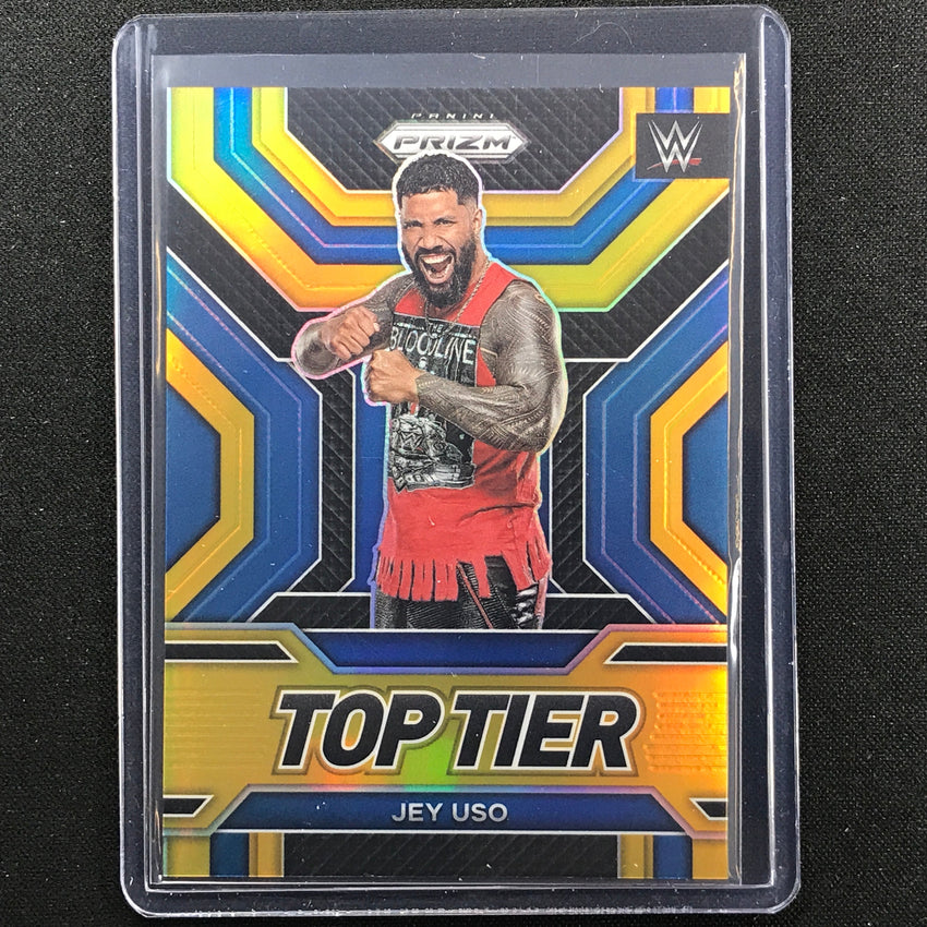 2023 Prizm Wwe Jey Uso Top Tier Gold Prizm 2/10