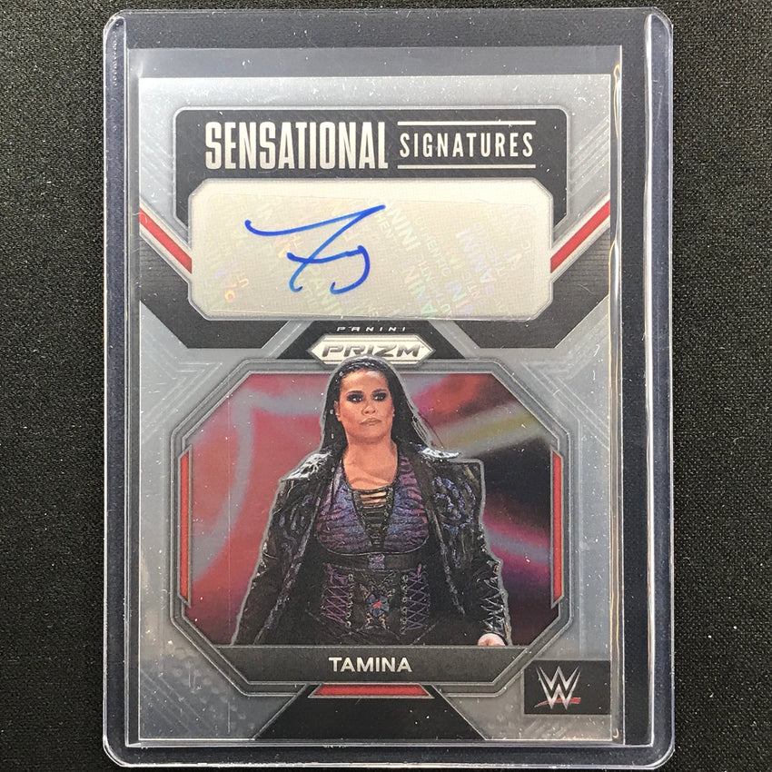 2023 Prizm Wwe Tamina Sensational Signatures Auto Base No Tmn