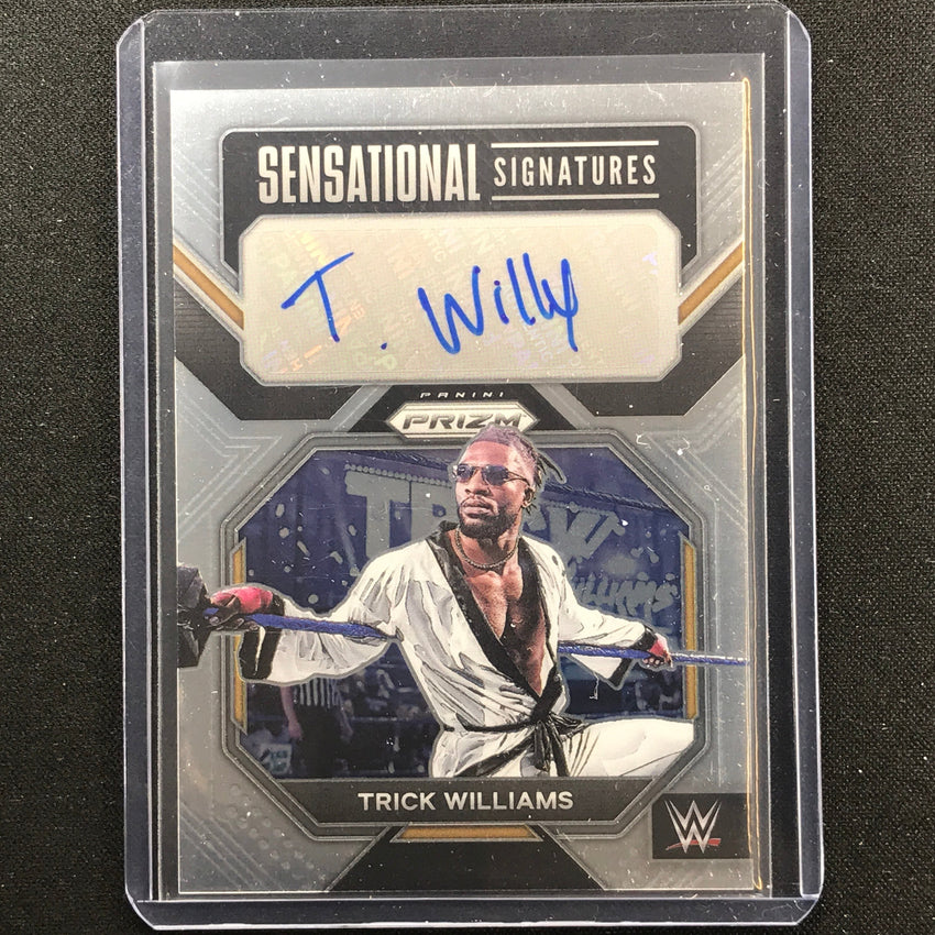2023 Prizm Wwe Trick Williams Sensational Signatures Auto Base No Twl