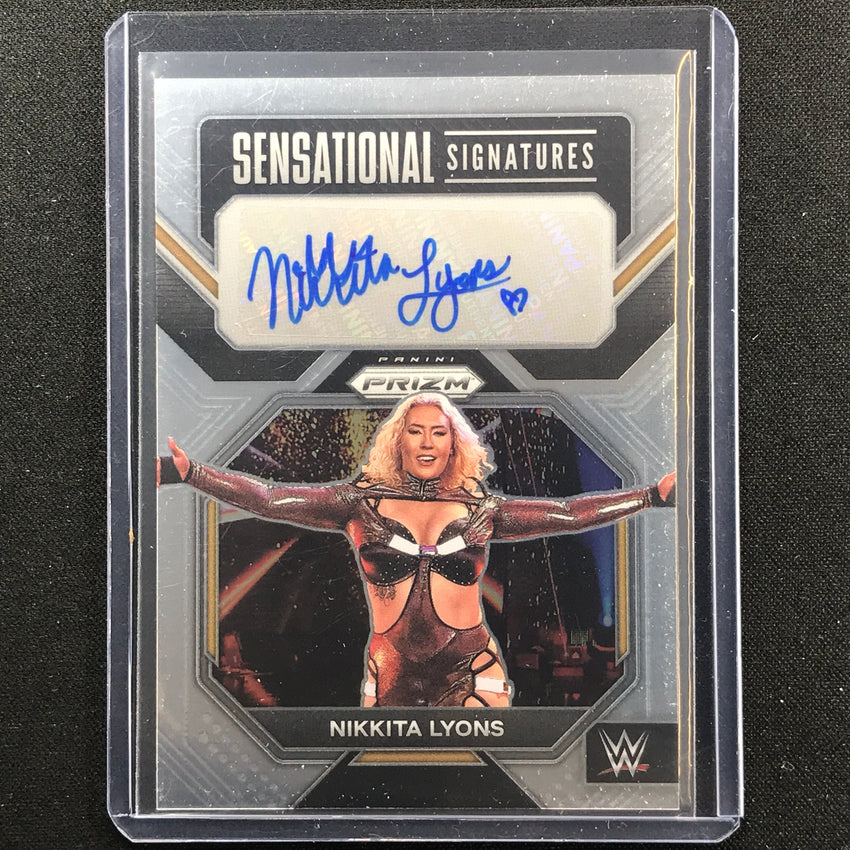 2023 Prizm Wwe Nikkita Lyons Sensational Signatures Auto Base No Nkl