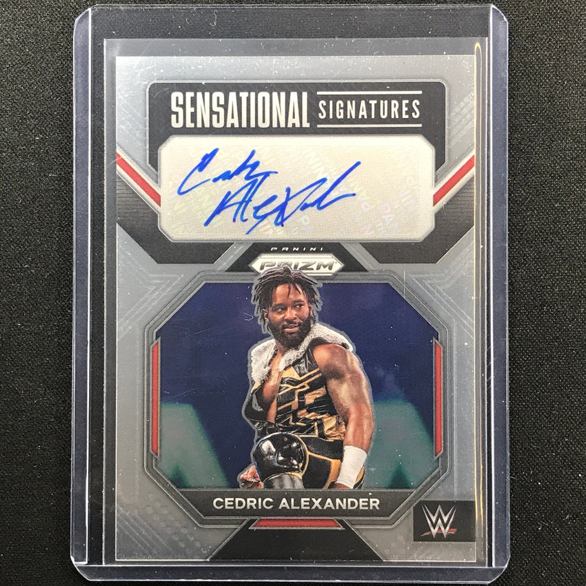 2023 Prizm Wwe Cedric Alexander Sensational Signatures Auto Base No Cal
