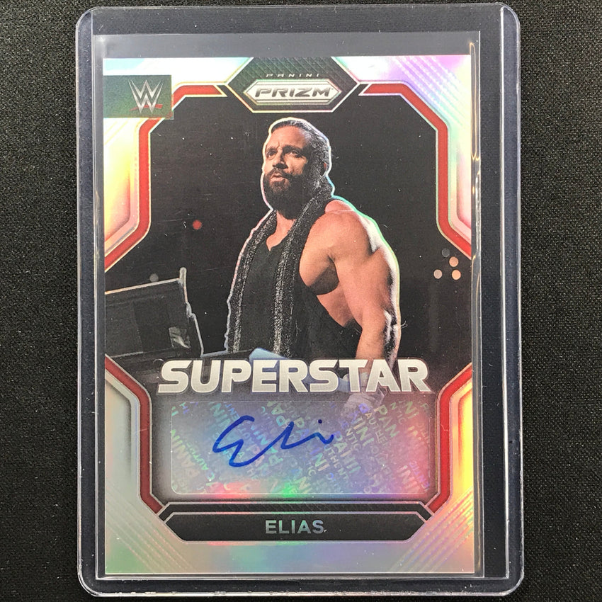 2023 Prizm Wwe Elias Superstar Signatures Auto Silver No Els