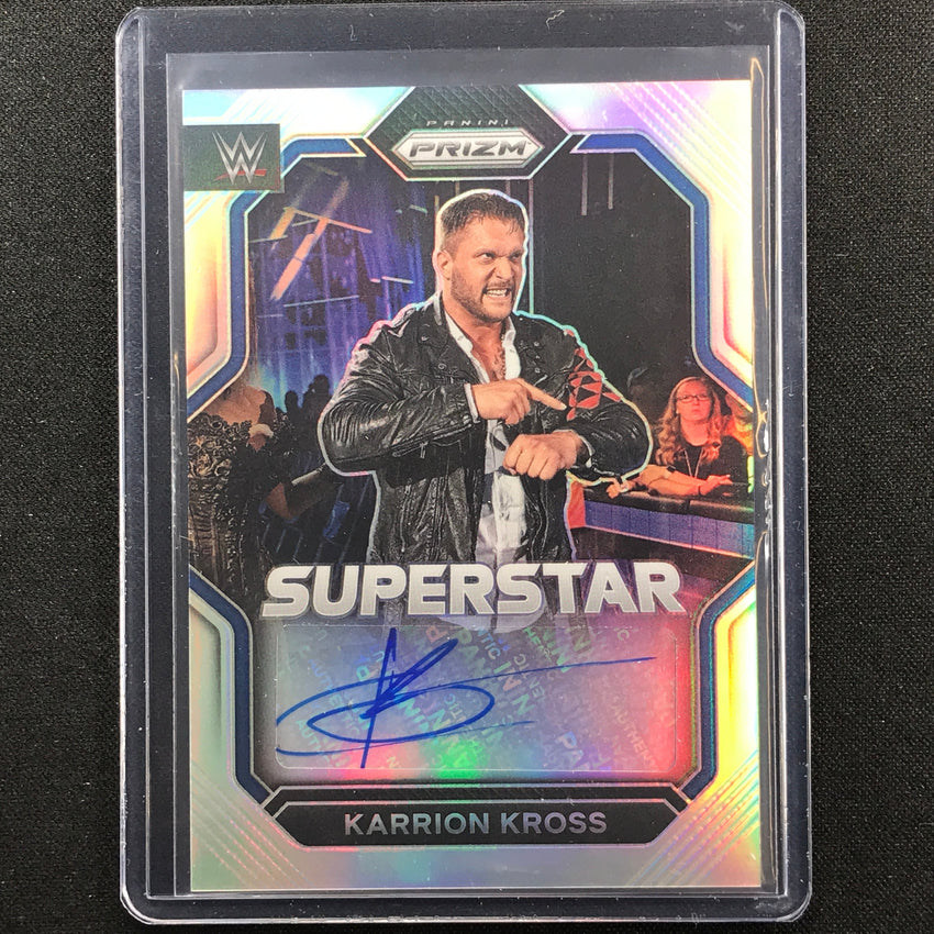 2023 Prizm Wwe Karrion Kross Superstar Signatures Auto Silver No Kkr