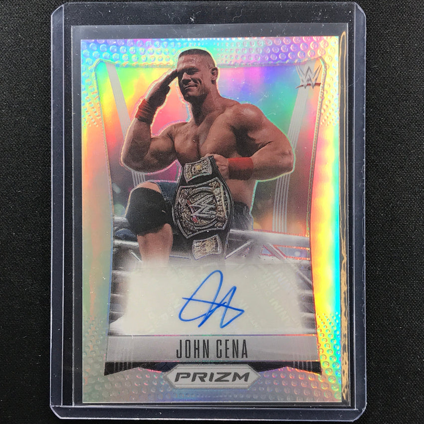 2023 Prizm Wwe John Cena Throwback Signatures Auto Silver Sp No Jcn