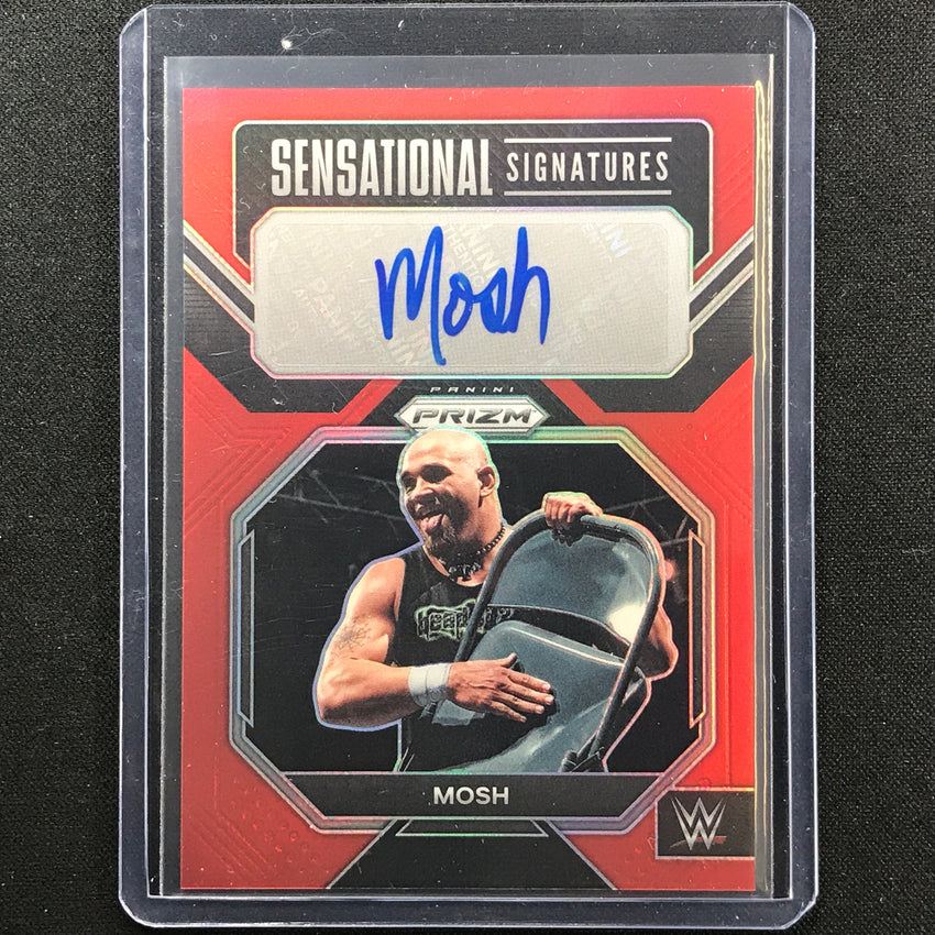 2023 Prizm Wwe Mosh Sensational Signatures Auto Red 15/99