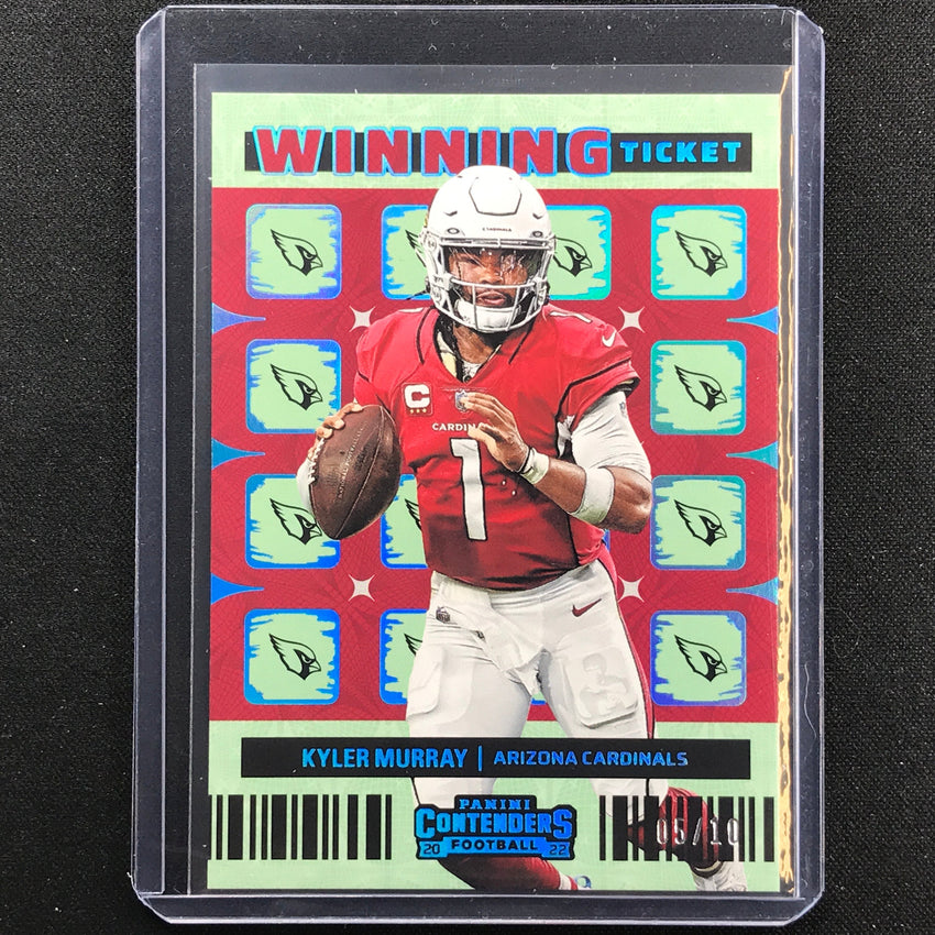 2022 Contenders Kyler Murray Winning Ticket Platinum 5/10